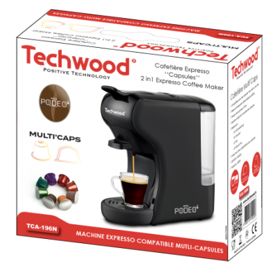 Techwood TCA-196N Nespresso&Dolcé Gusto