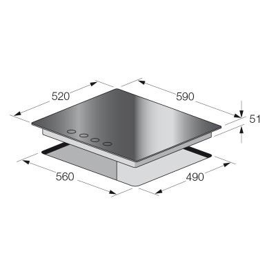 Focus F.405W Vitro Blanc