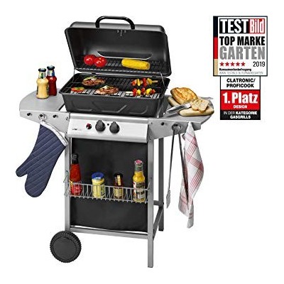 Barbecue avec couvercle & Cheminée
