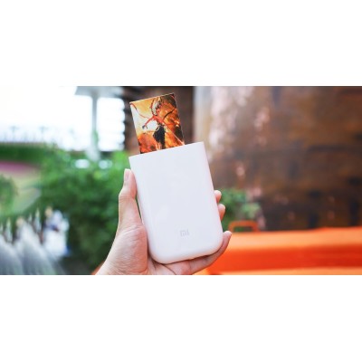 Pack Xiaomi Mi Portable Photo Printer + Paquet de 20 feuilles de papier photo