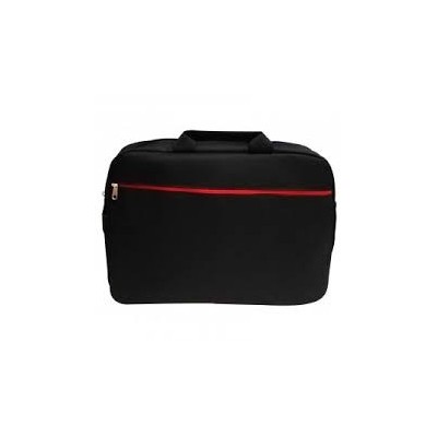 SACOCHE POUR PC PORTABLE 15.6\" / NOIR & ROUGE-Tunisie