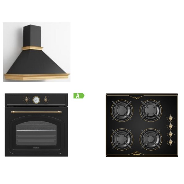 Premium Trio Rustique Noir