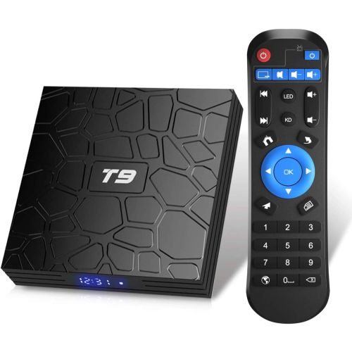Android TV Box T9 4/64 Go + Abonnement 12 mois IPTV Tunisie