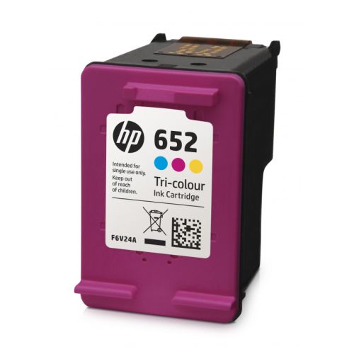 Cartouche d'encre HP 652 Trois couleurs