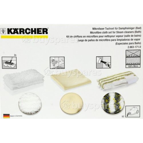 karcher-Set de nettoyage microfibre pour cuisine SC1-4